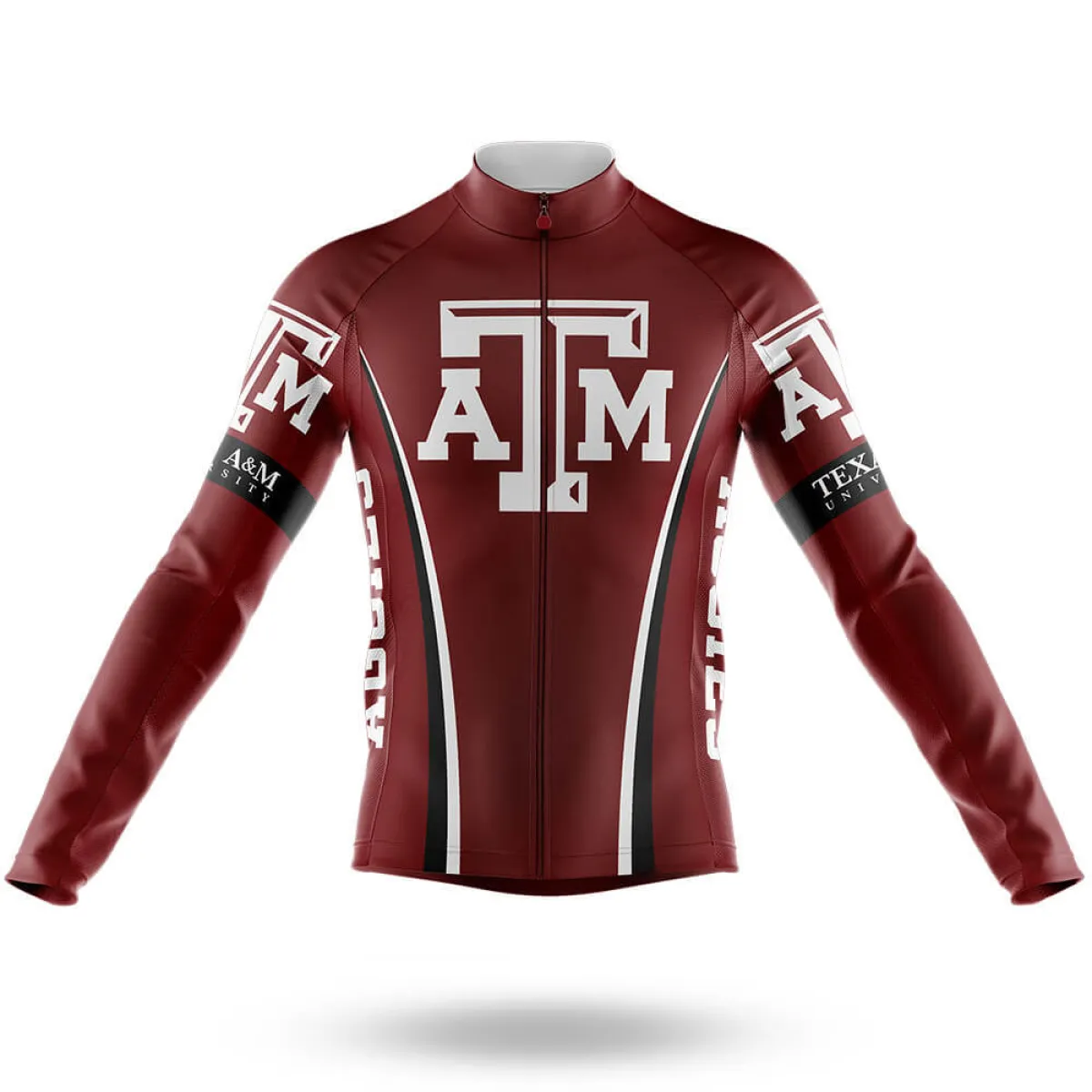 Texas A&M Long Sleeve Cycling Jersey Only | tamu bike sale