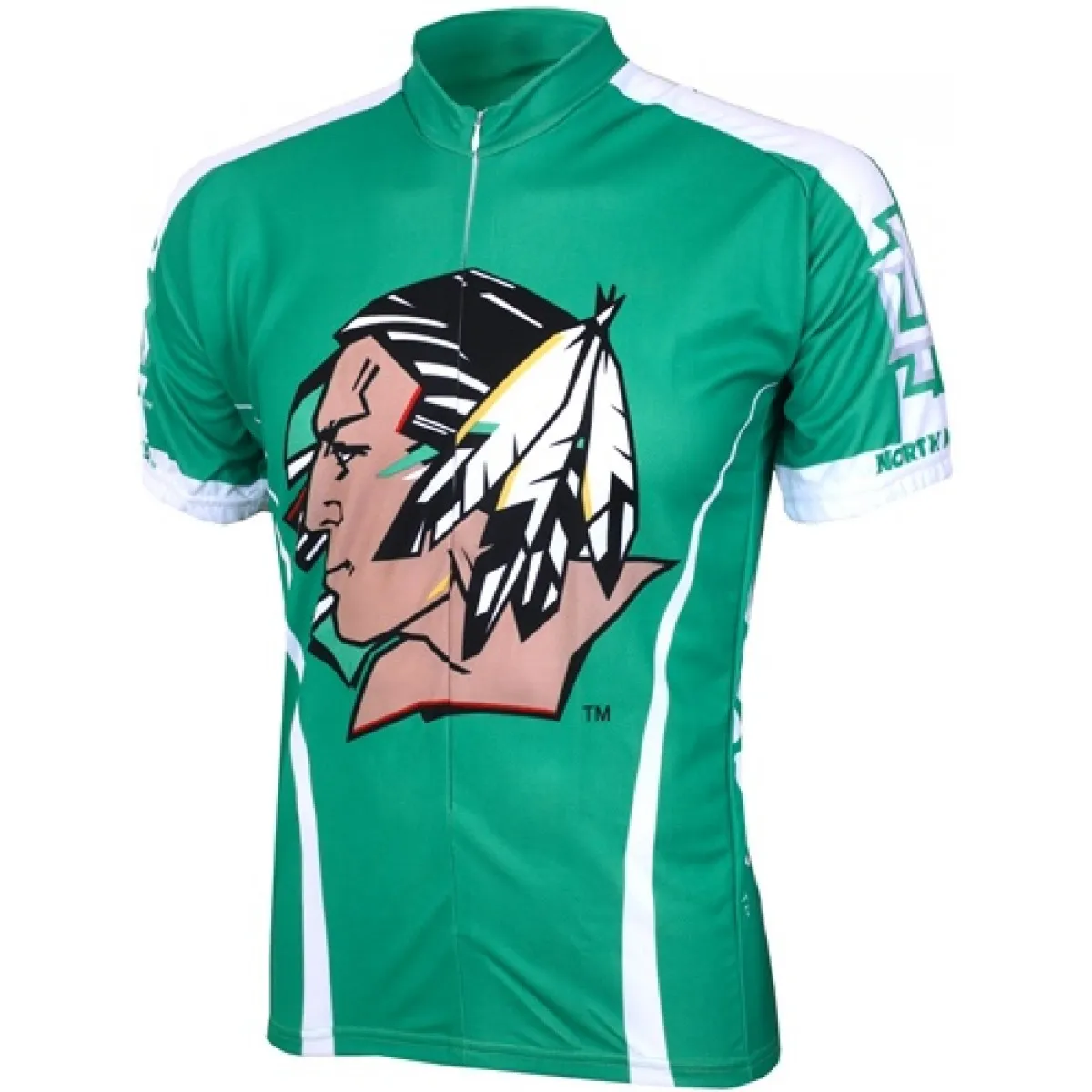 UND University of North Dakota Fighting Sioux Cycling Short Sleeve Jersey