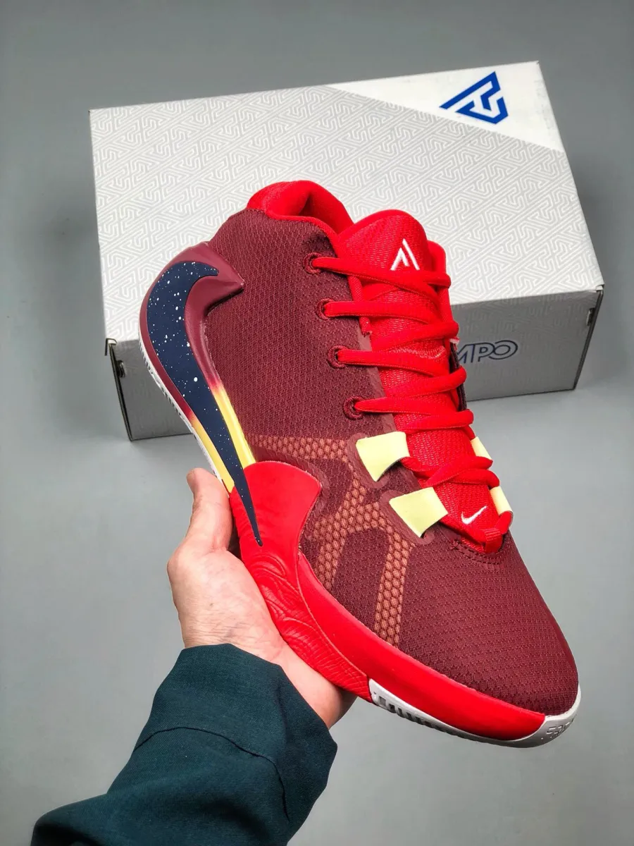 Nike Zoom Freak 1 'All Bros' Noble Red/Blackened Blue-Bright Crimson BQ5422-600 For Sale