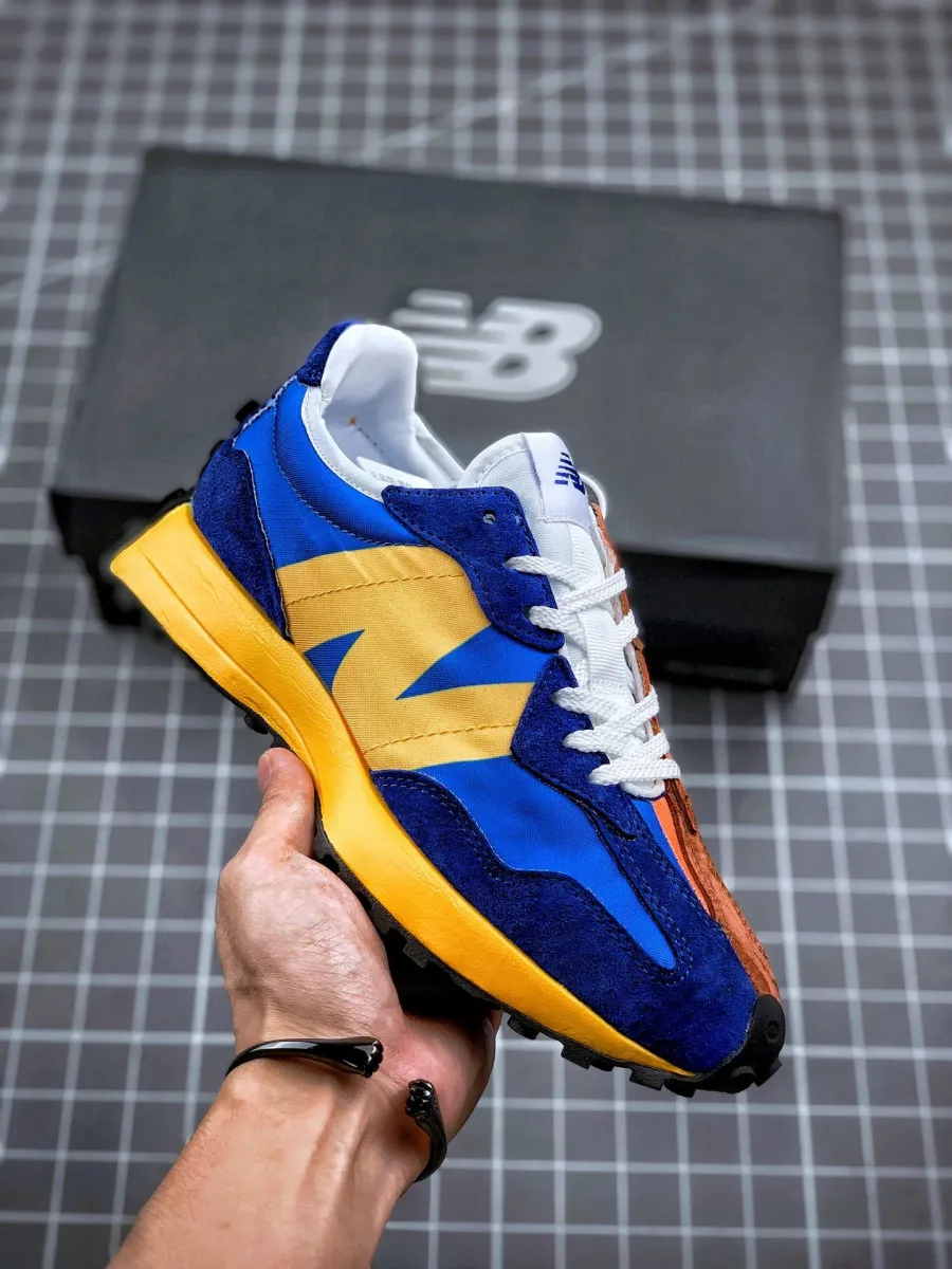 New Balance 327 Blue Yellow MS327CLB
