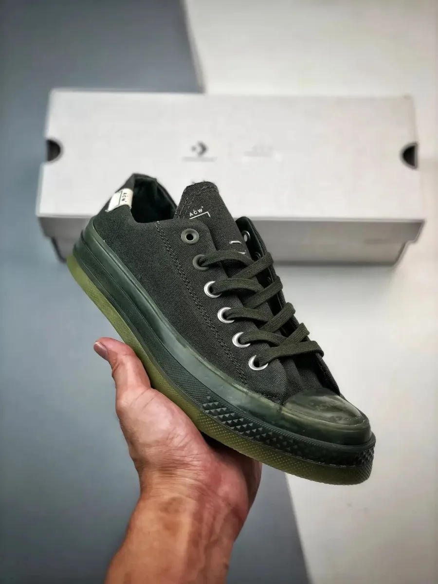 Low Converse / Converse x A-COLD-WALL* Chuck 70 Low Top Deep Pine Green A06688C