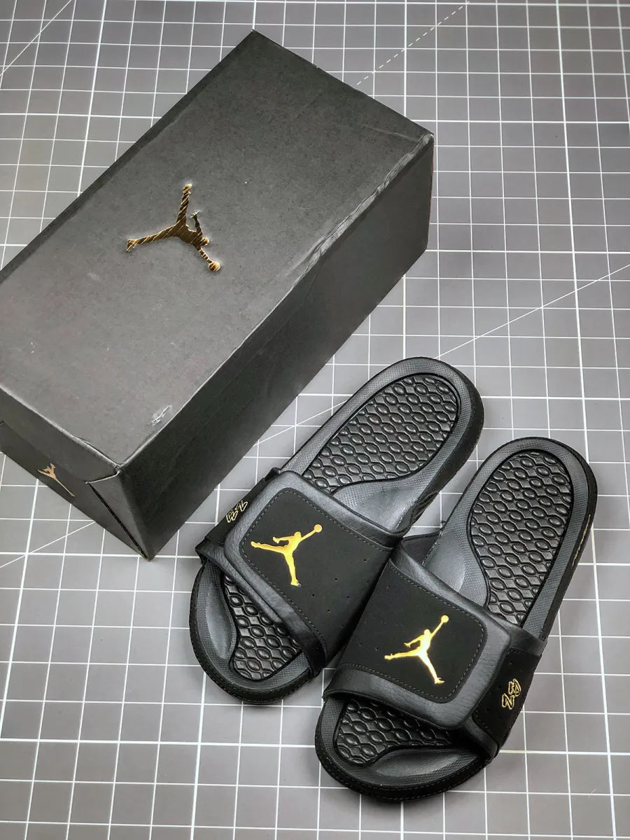 Air Jordan Hydro 5 Black Gold Outlet