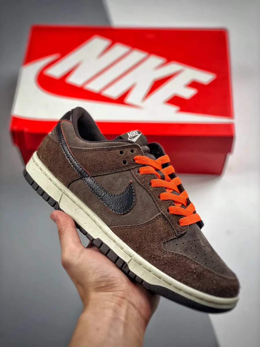 Nike Dunk Low Baroque Brown Orange Nike Team Orange