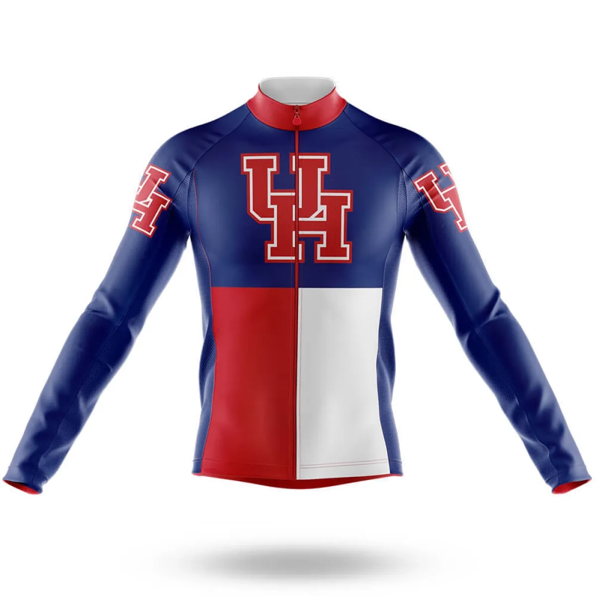 University of Houston TX Long Sleeve Cycling Jersey Only