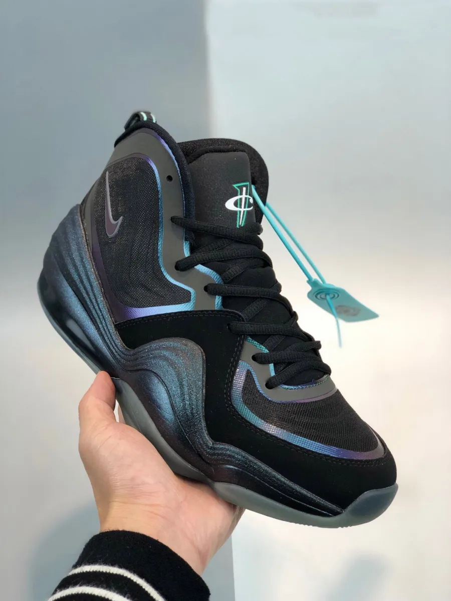 Nike Air Penny 5 'Invisibility Cloak' Black/Atomic Teal-Purple 537331-002 Outlet