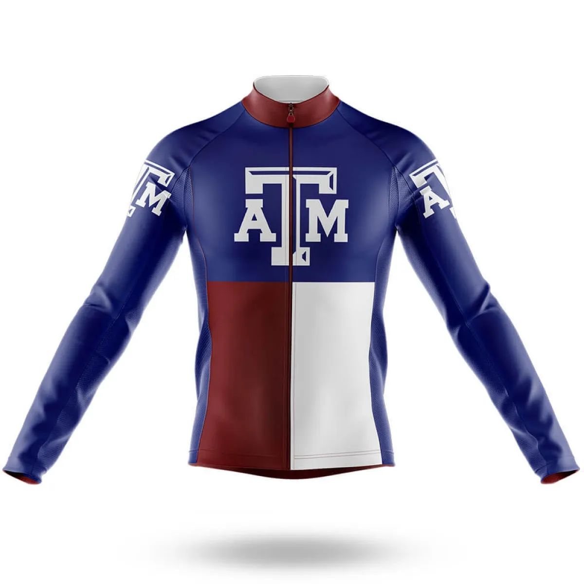 For Sale Texas A&M TX Long Sleeve Cycling Jersey Only