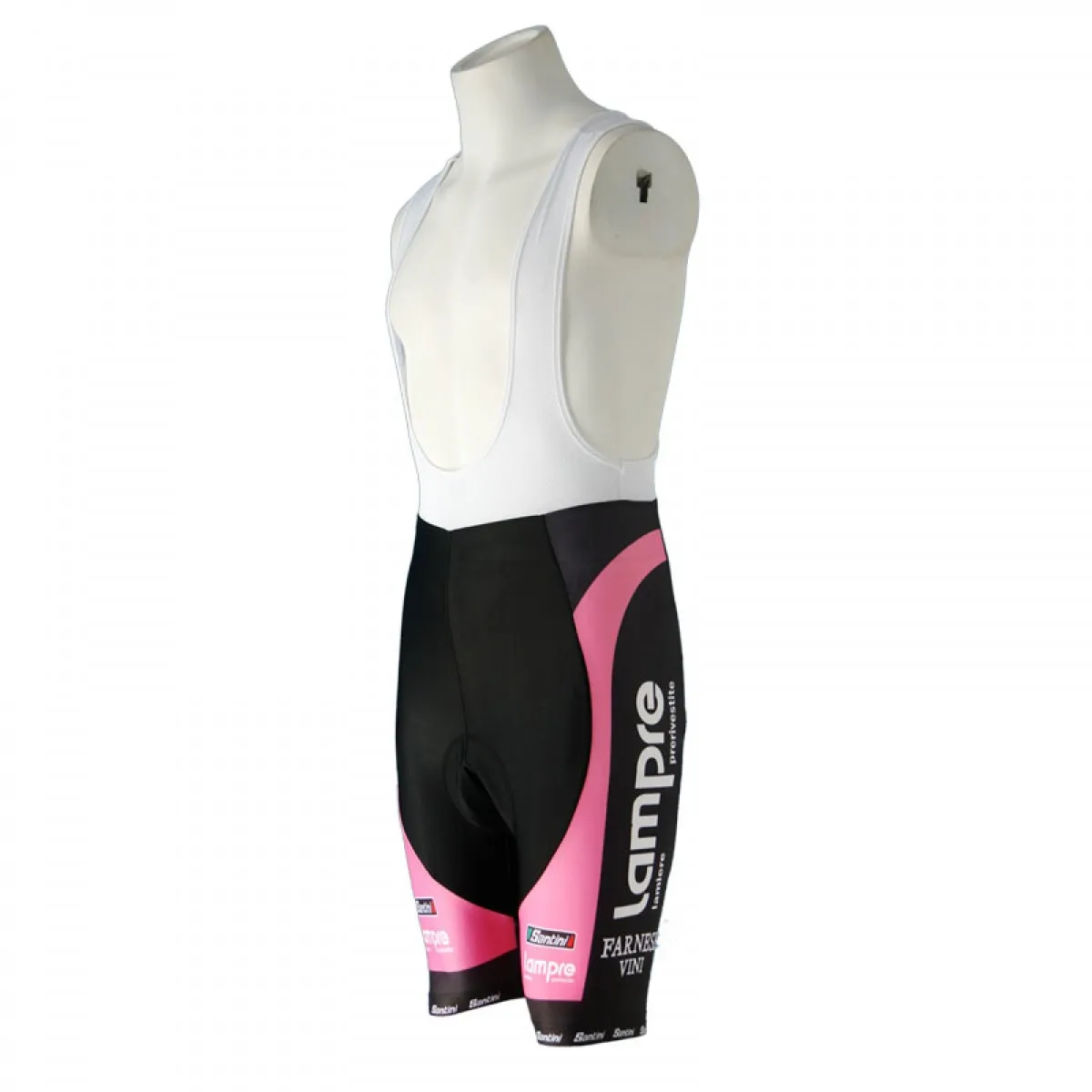 LAMPRE BLACK/PINK Cycling Bib Shorts Restock