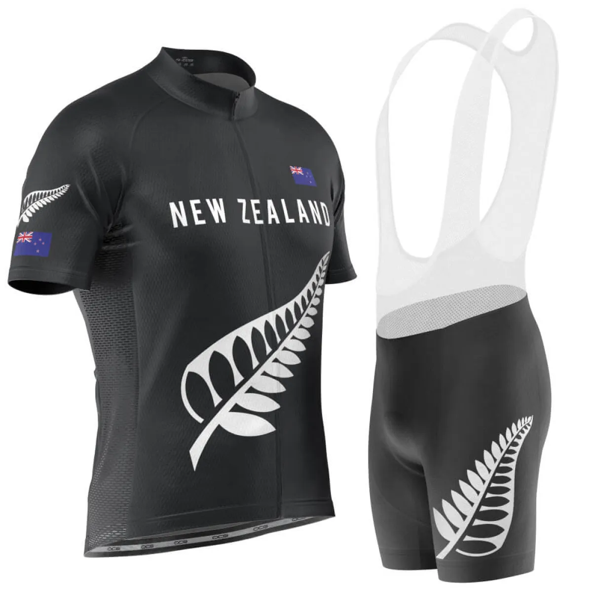 Men's New Zealand Silver Fern Pro Cycling Kit #New Zealand Cycling