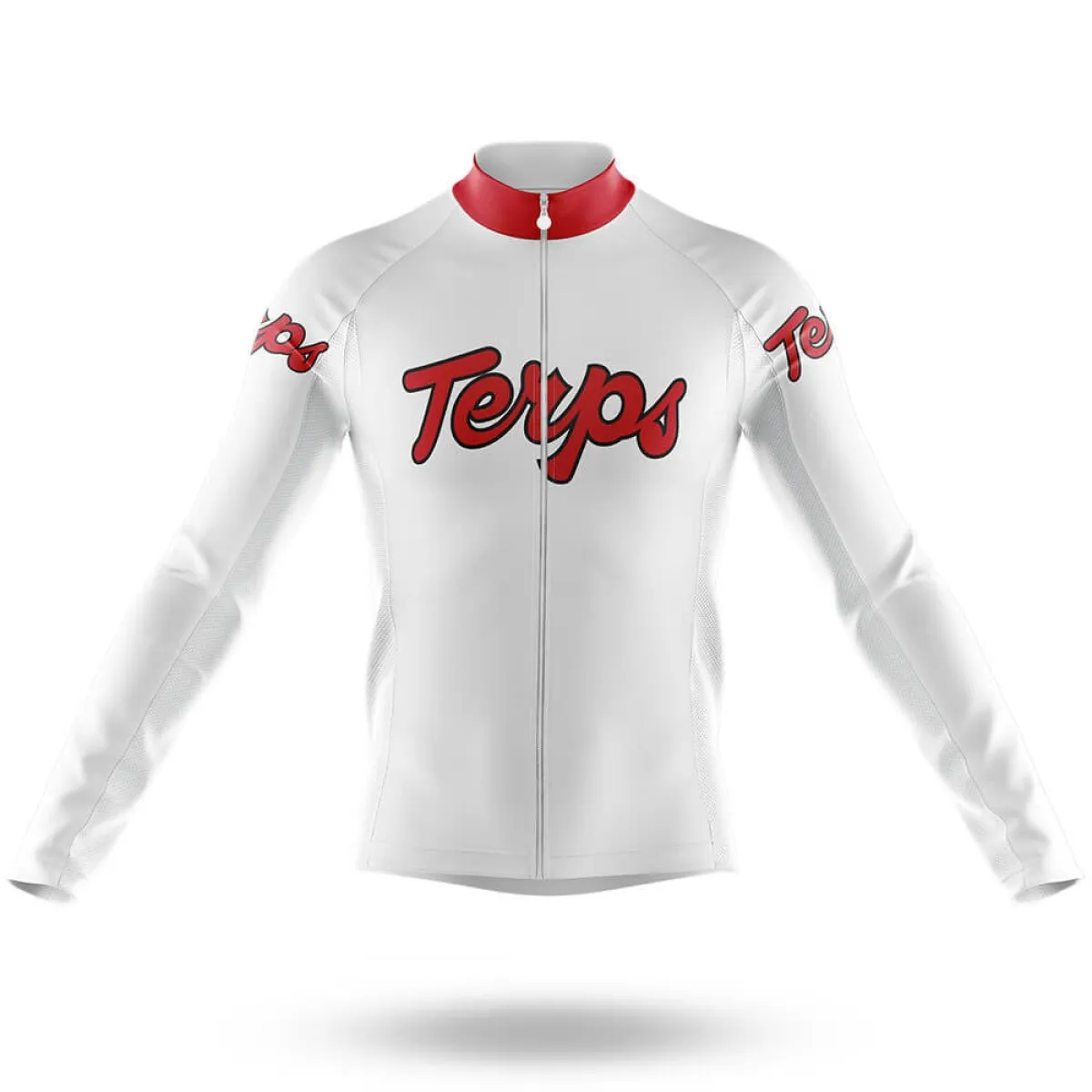 Maryland Terps Long Sleeve Cycling Jersey Only New Releases