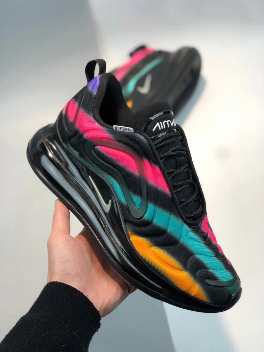 Nike Air Max 720 'Black Multi' AO2924-023 - nike air max 720 gold and black