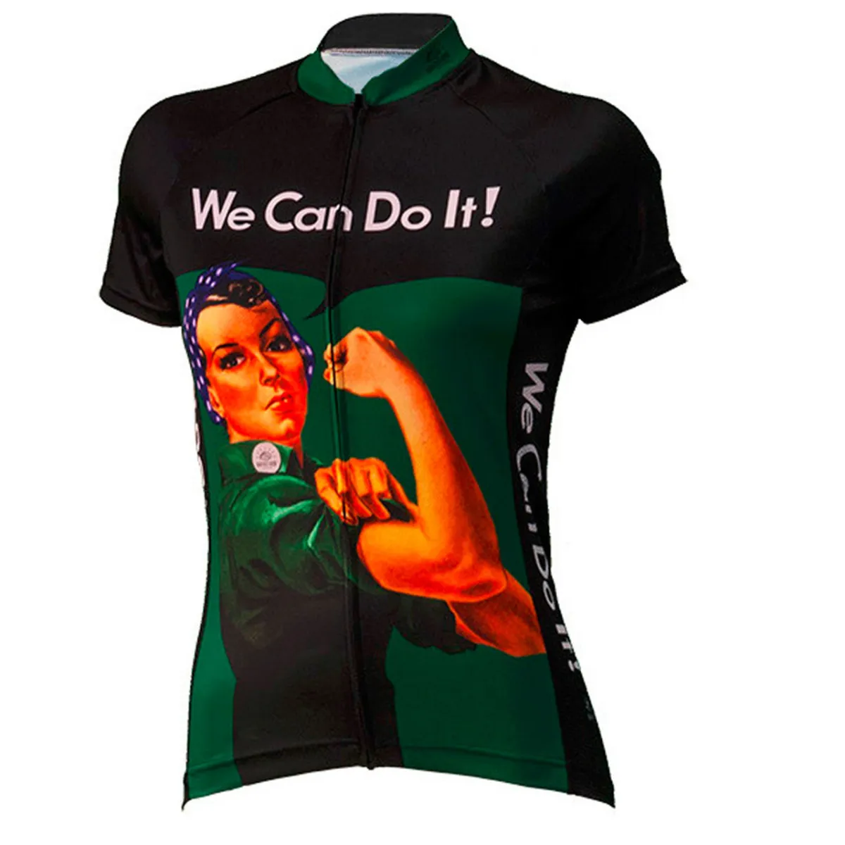 Rosie The Riveter Women's Cycling Jerseys Green To Buy
