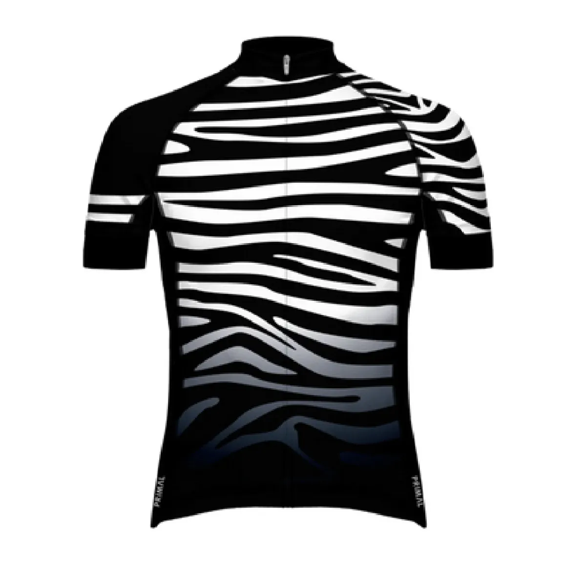 Primal Wear Zebra Men's Full Zip Evo 2.0 Slim Fit Racing Cycling Jersey #Zebra Cycling Jersey