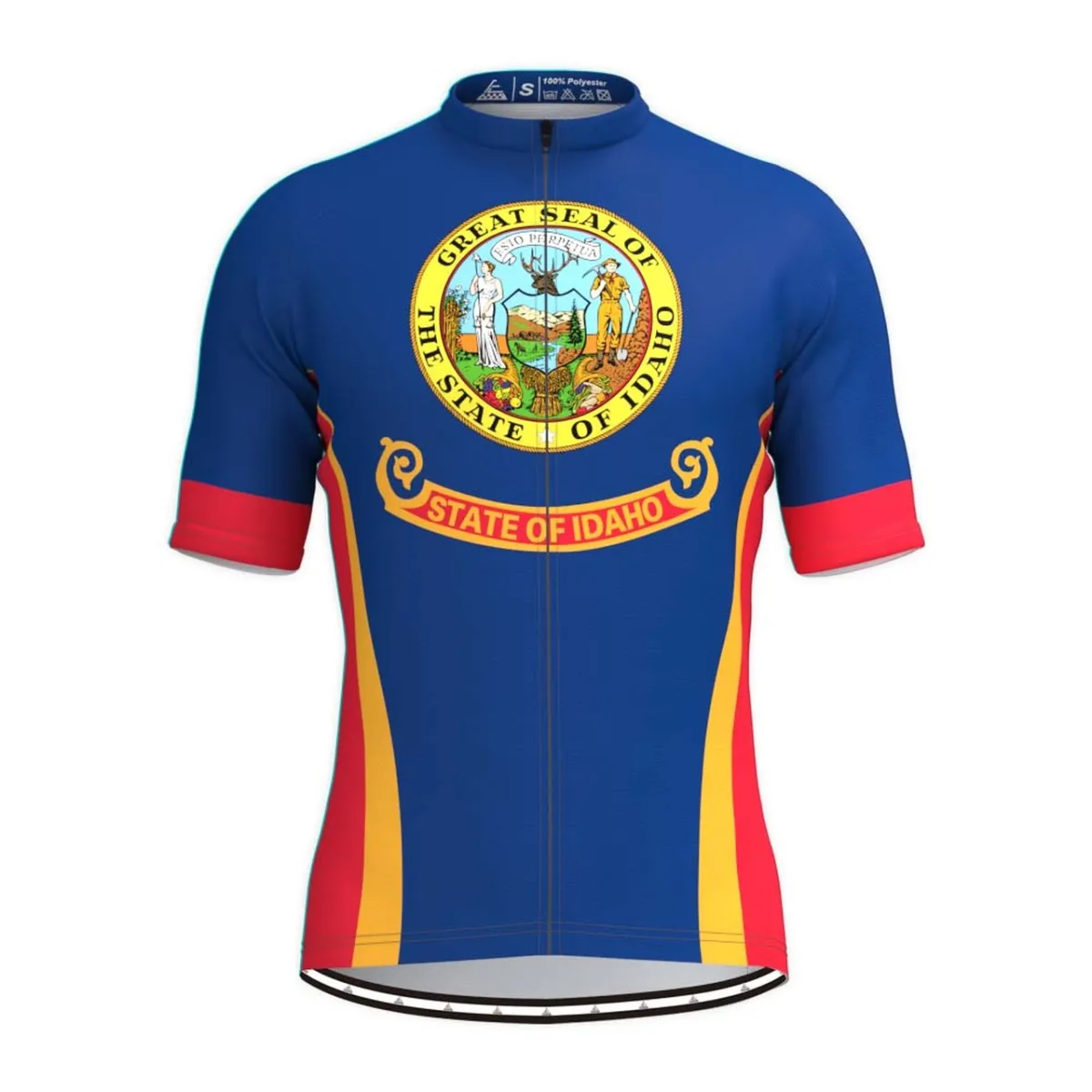 The Idaho State Flag Men's Cycling Jersey Outlet