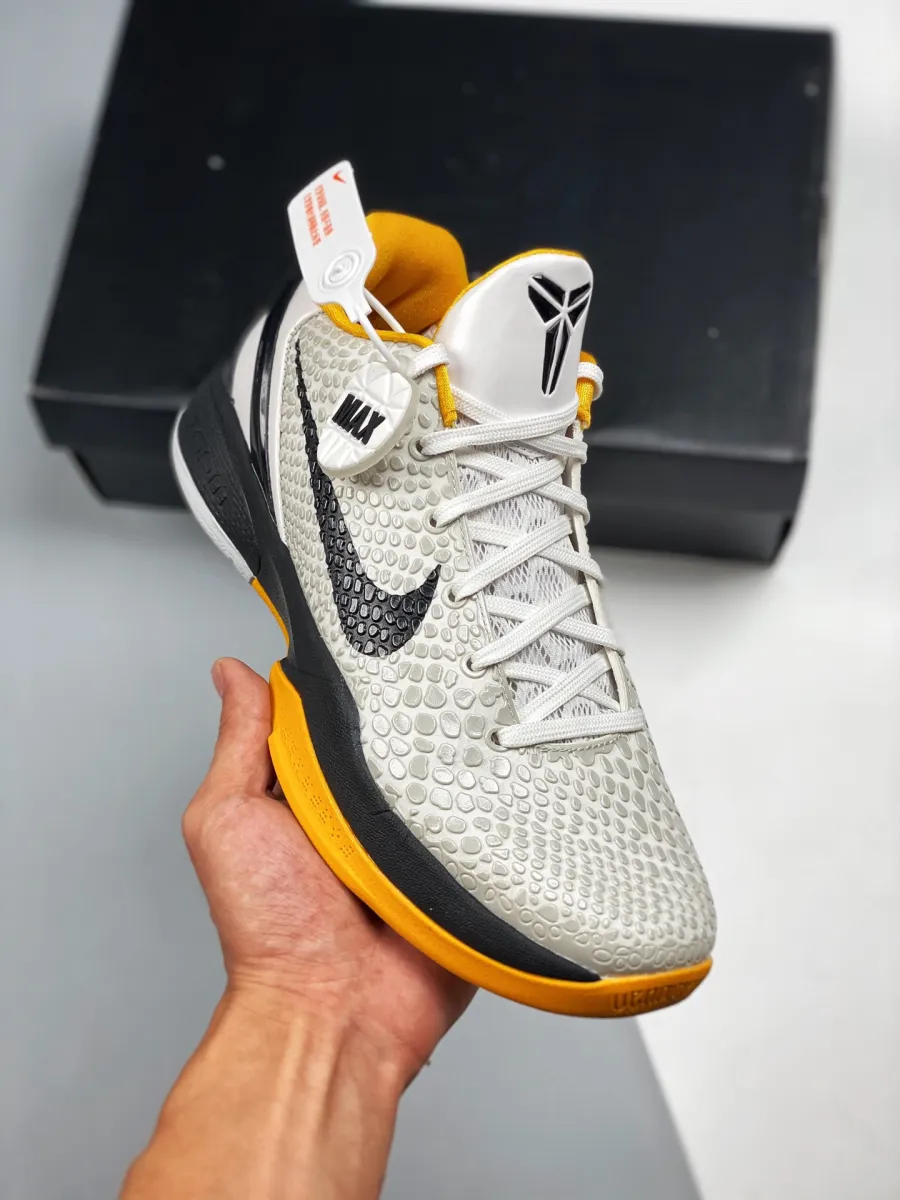 Nike Kobe 6 Protro 'Del Sol' White/Neutral Grey-Del Sol-Black del sol kobe 6