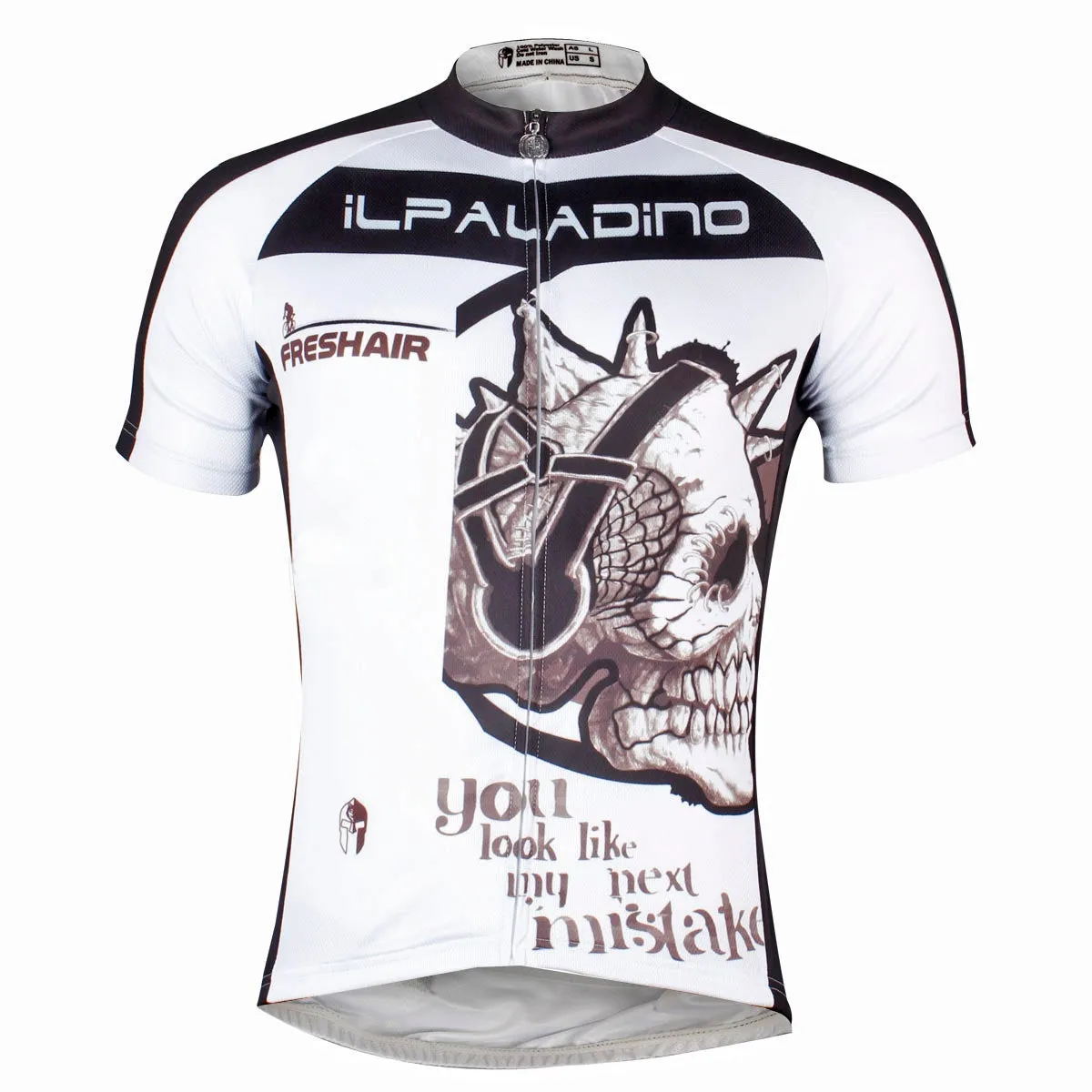 Men's Skull Listening Music Cycling Jersey Summer T-shirt NO.779