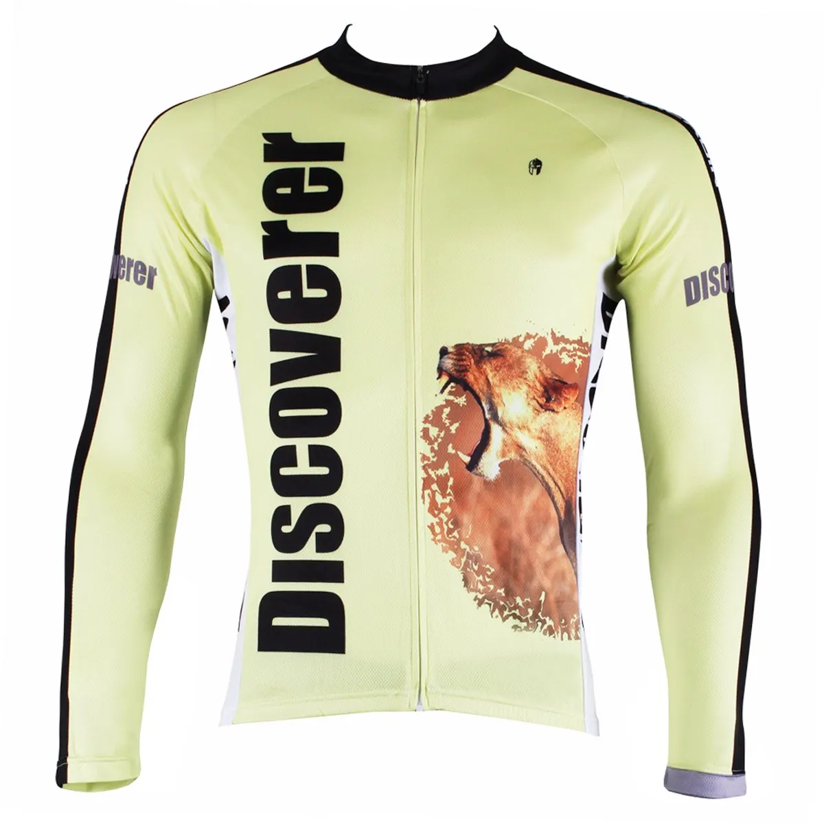 Roaring Wild Lion Grasslands Prey Zebra Men's Long/Short-sleeve Cycling Bike jersey T-shirt NO.305