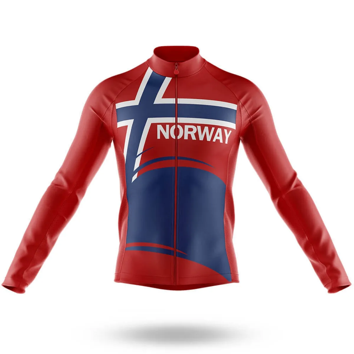 Norway Bold Flag - Men's Cycling Kit / Long Sleeve Jersey, Bold Cycling