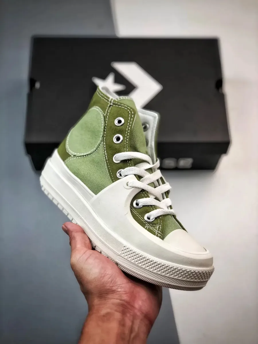 Chuck Taylor Converse - Converse Chuck Taylor All Star Construct Colorblock Alligator Green A03471C