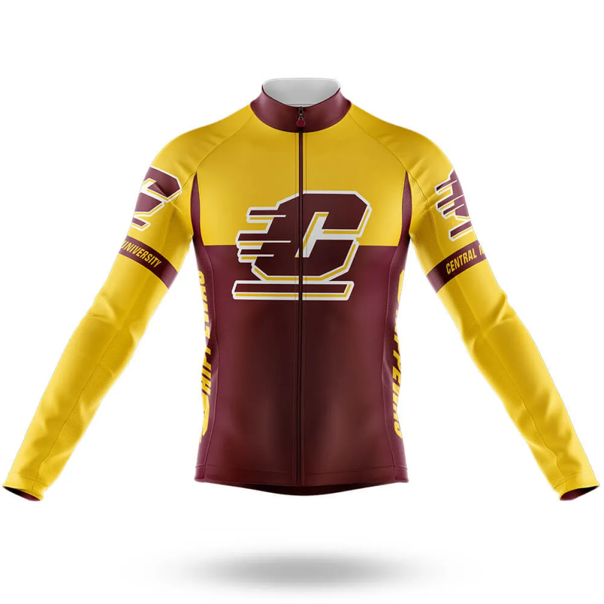 Central Michigan University V2 Cycling Kit - Long Sleeve Jersey