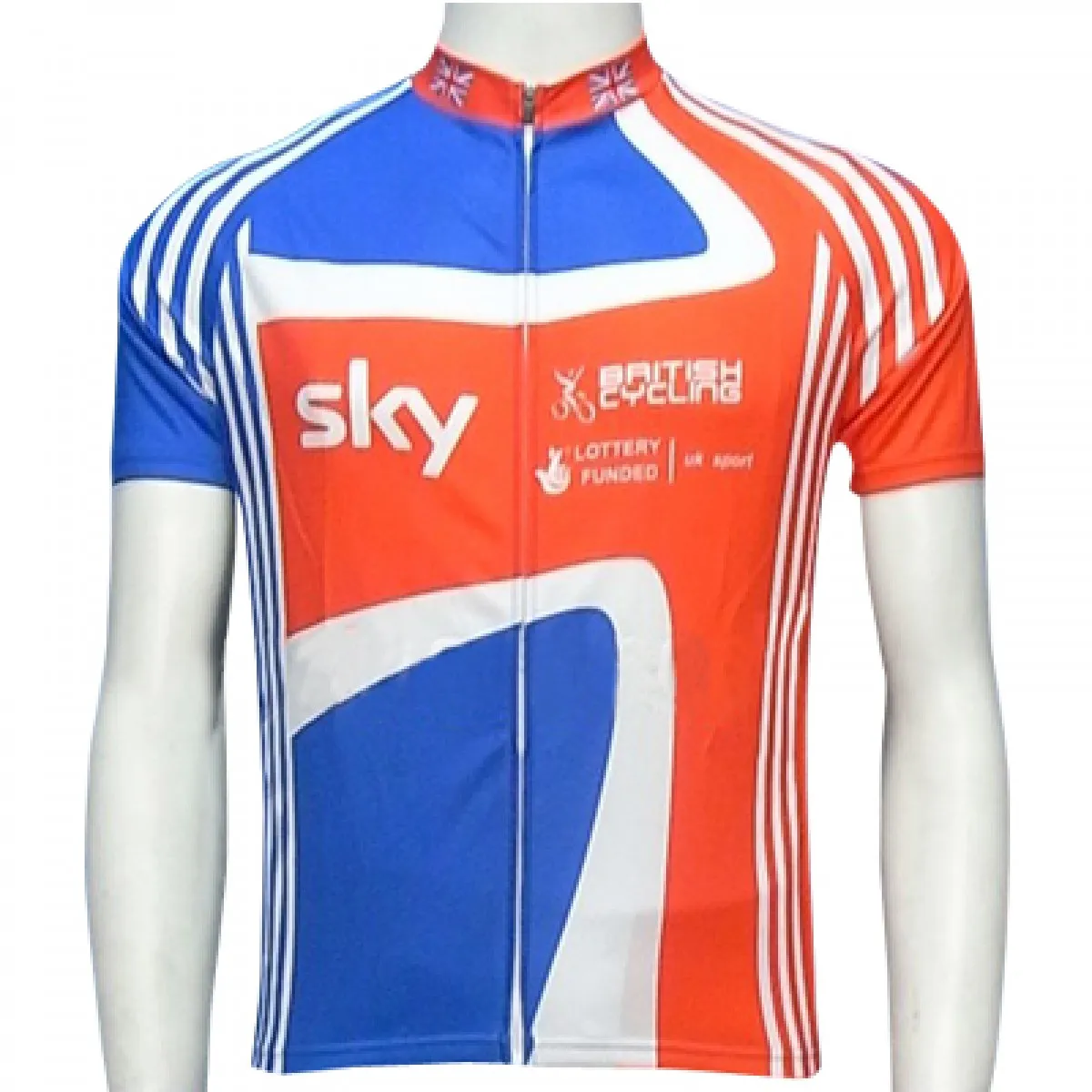 Sky UK 2011 GB British Team Short Sleeve Cycling Jersey