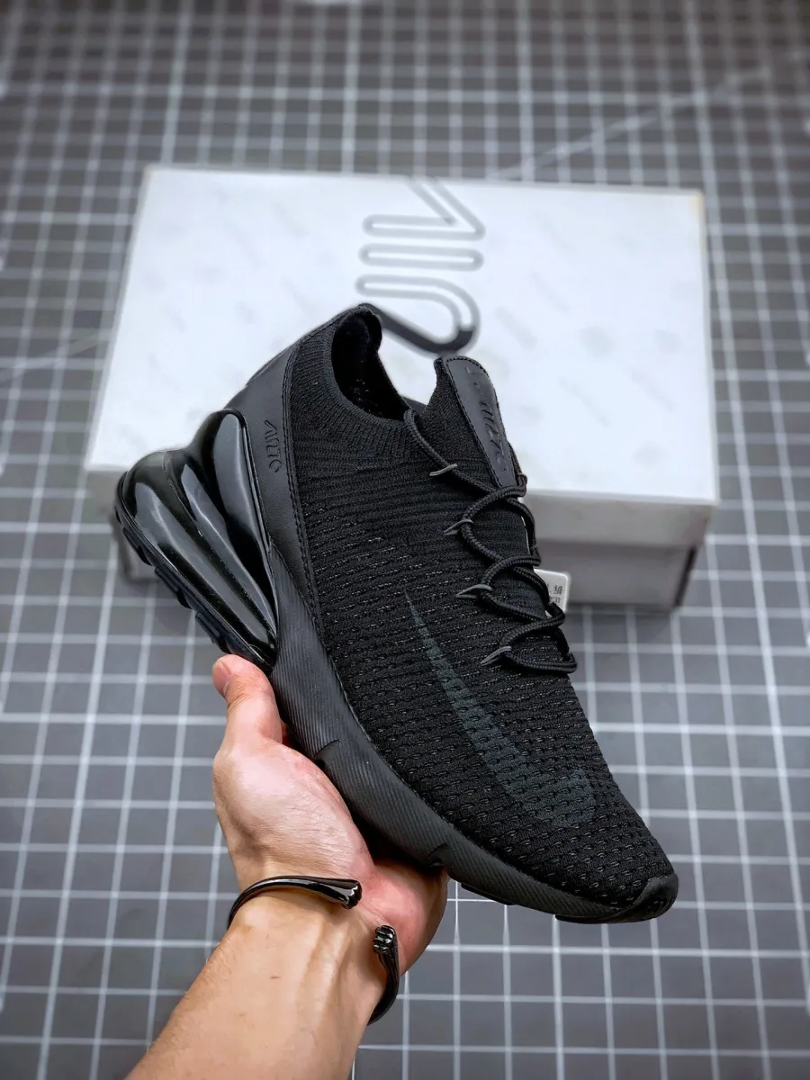 Nike Air Max 270 Flyknit Black AO1023-005 / air max 270 flyknit triple black