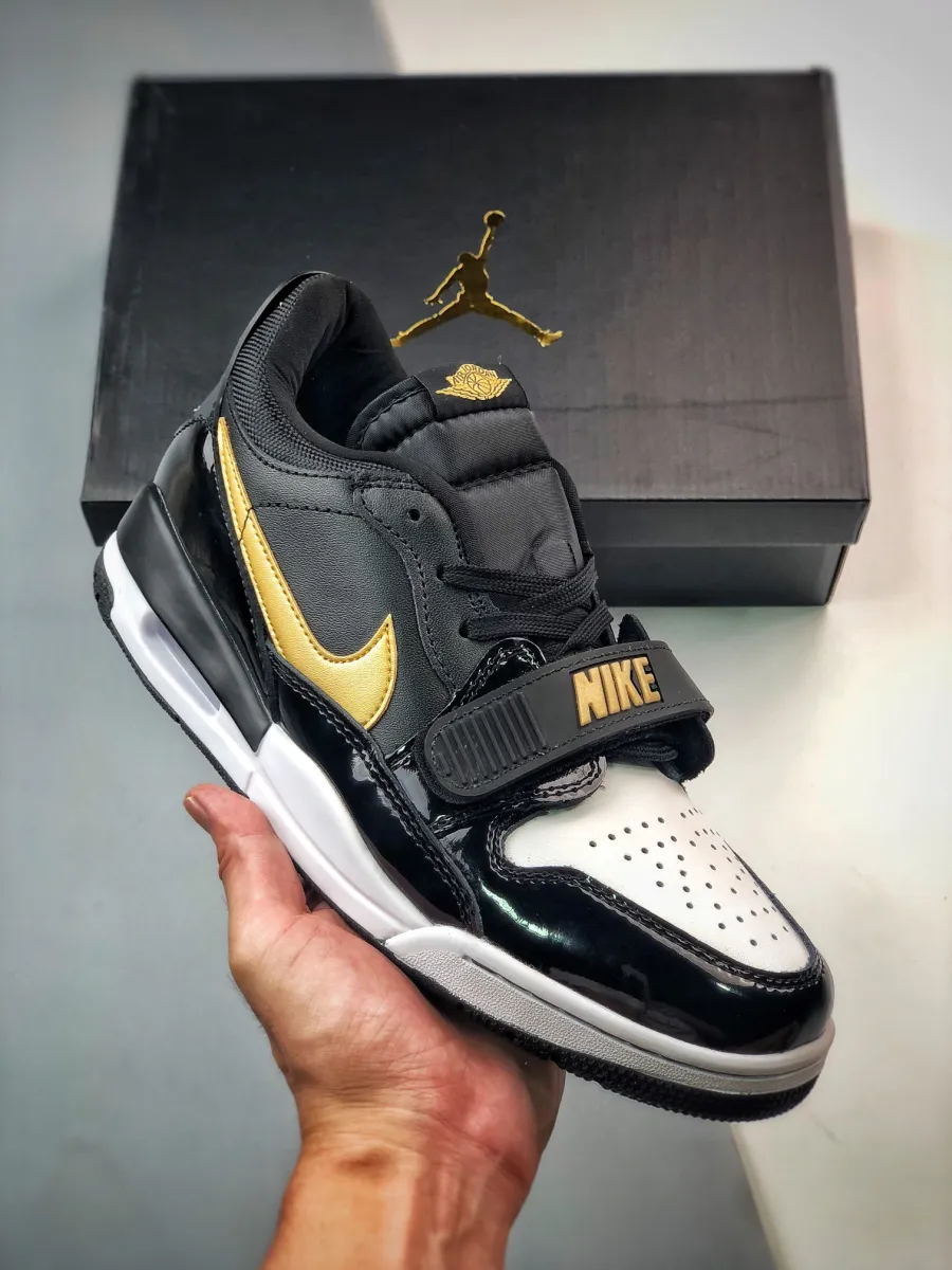 Jordan Legacy 312 Low Black Gold CD7069-071 Nike 312 Legacy