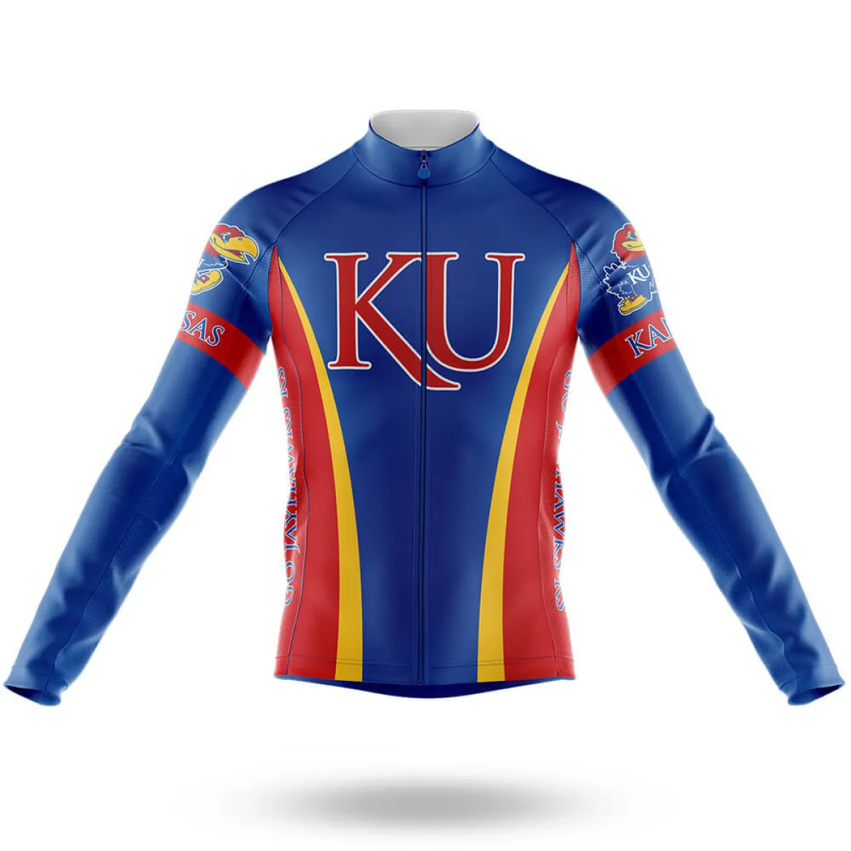 University of Kansas Long Sleeve Cycling Jersey Only | university of kansas gear