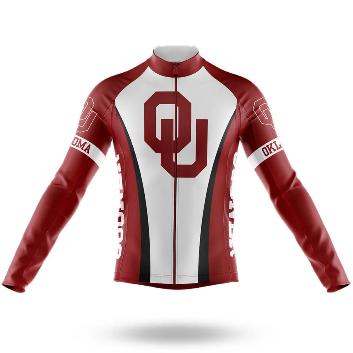 University of Oklahoma Long Sleeve Cycling Jersey Only