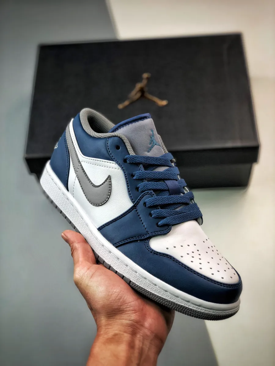 Air Jordan 1 Low True Blue 553558-412 / jordan low blue