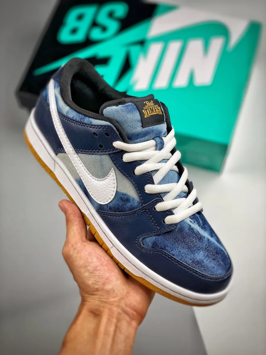 Nike SB Dunk Low Fast Times Black/Midnight Navy/Metallic Gold #fast times dunk