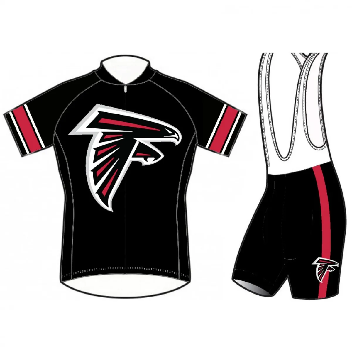 NFL Atlanta Falcons Cycling Jerseys (bib) Shorts Sets