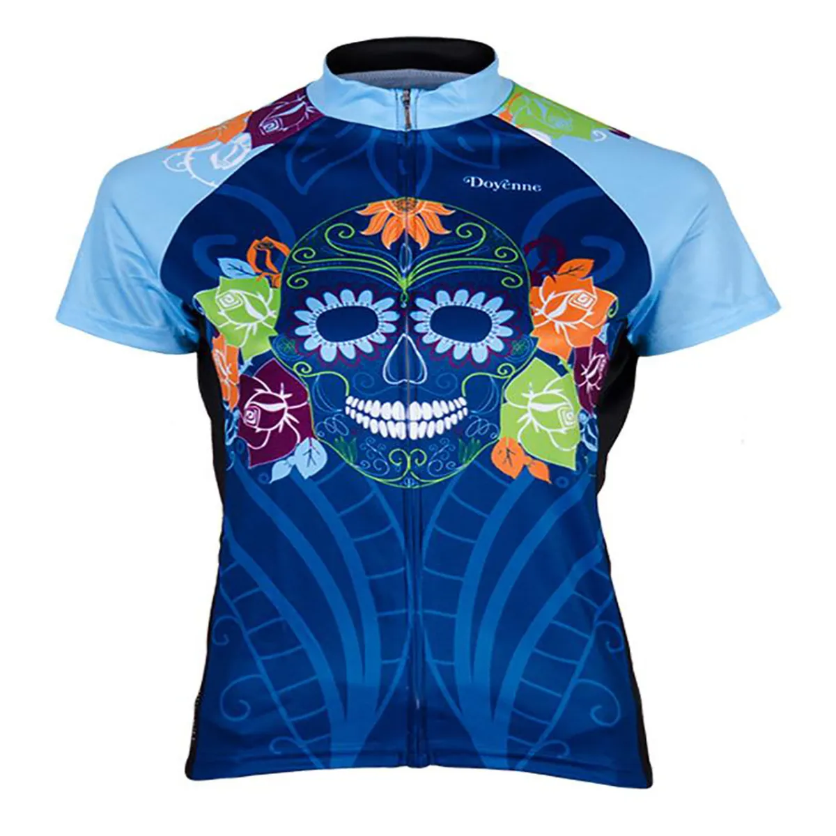 Primal Wear Doyenne Day of the Dead Women's Full Zip Cycling Jersey DAY1J60WTM