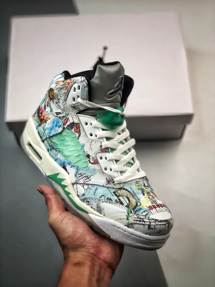 Air Jordan 5 Retro 'Wings' Unisex Multi Color/Multi Color AV2405-900 AJ5 / jordan 5 low wings