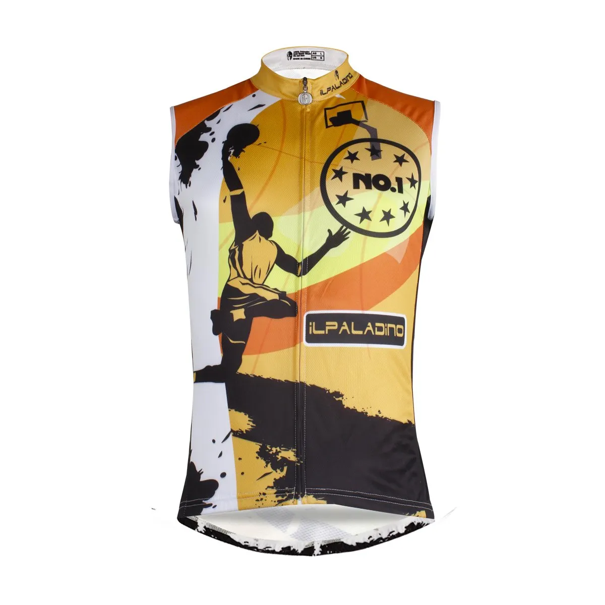 Slam Dunk Basketball Jump NO.1 Men's Cycling Sleeveless Bike Jersey T-shirt Summer Spring Road Bike Wear Mountain Bike MTB Clothes Sports Apparel Top NO.W 676