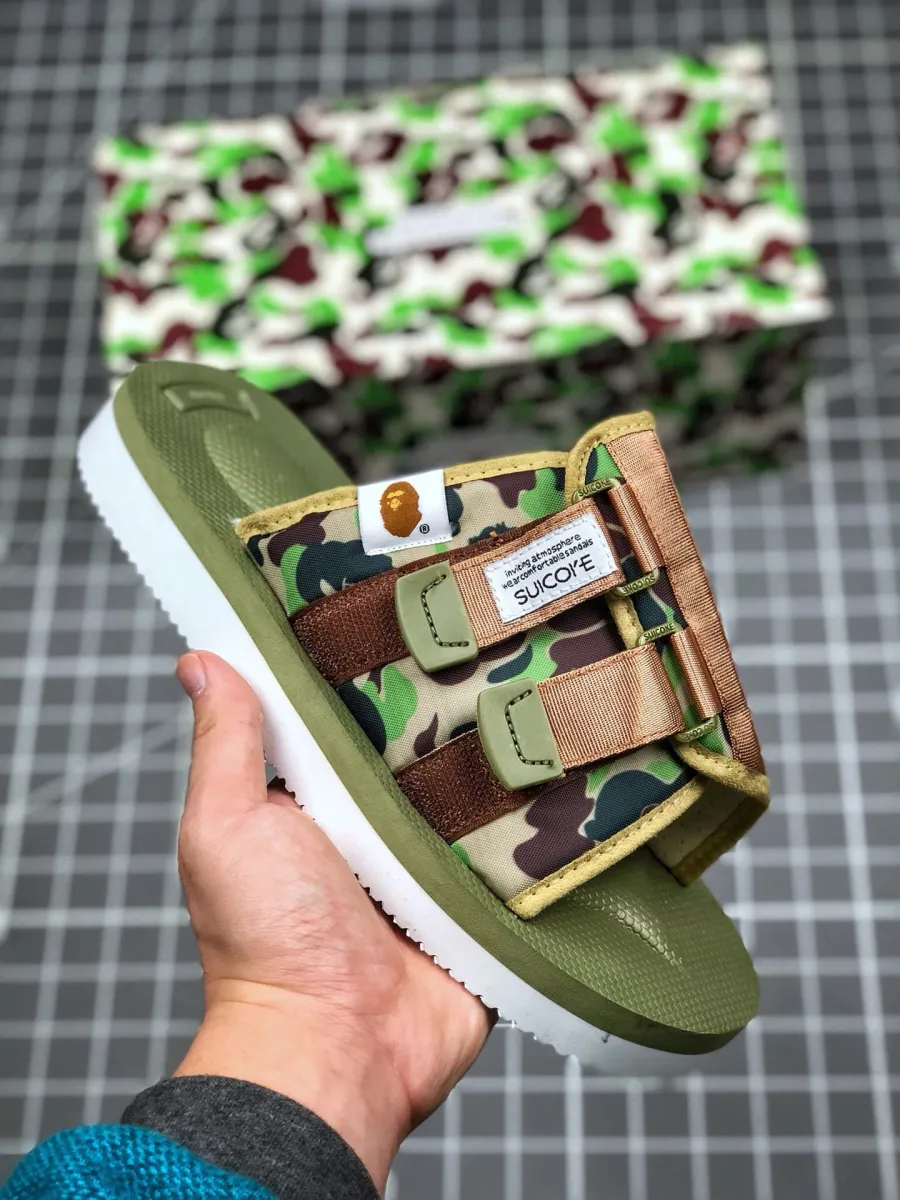 Suicoke X Bape ABC Kaw-Ape Green OG-081APE Online