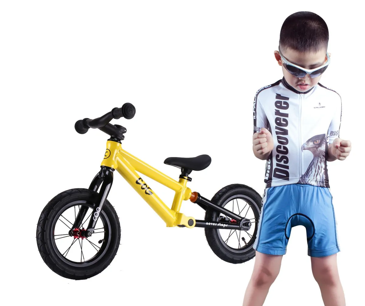 Children Boys' Girls' Cycling Jersey Set Short Sleeve with 3D Padded Shorts - 970