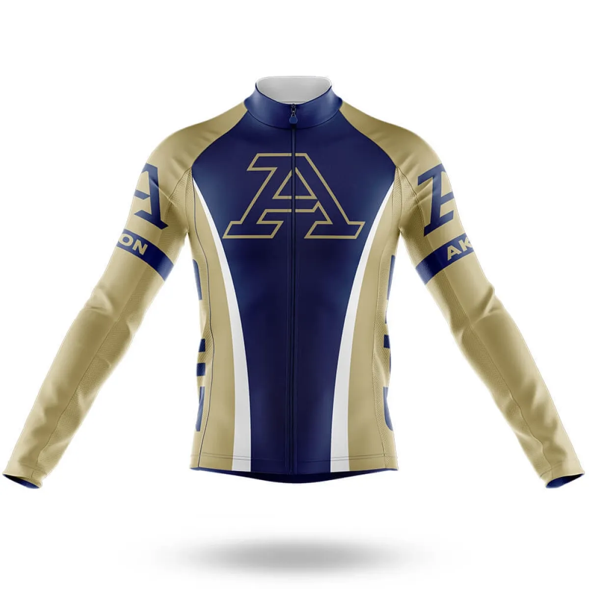 University of Akron Long Sleeve Cycling Jersey Only