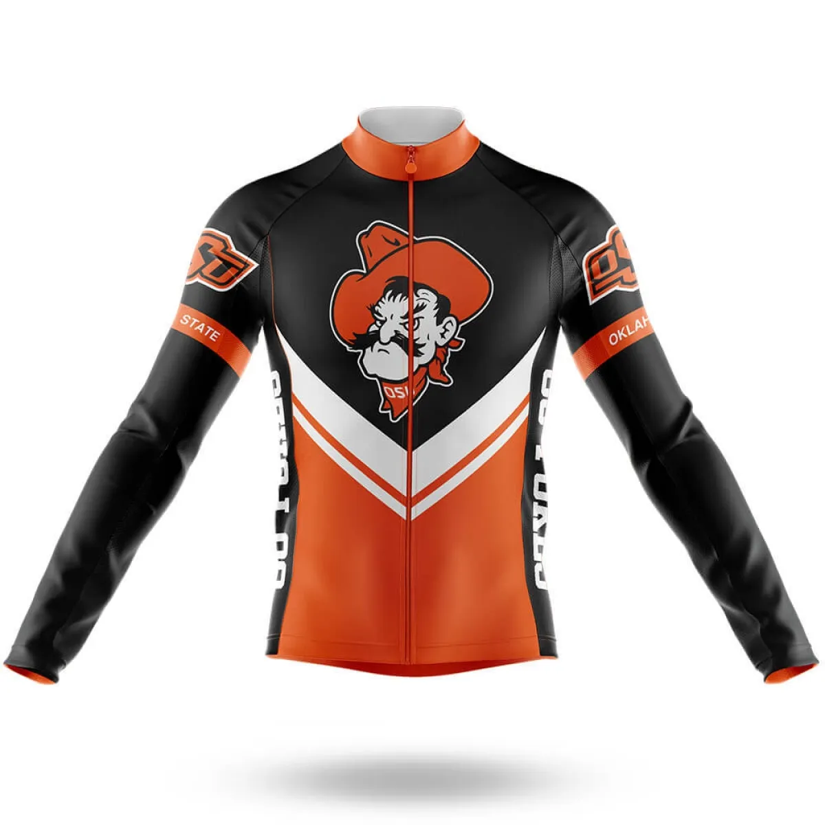 Oklahoma State University V3 Long Sleeve Cycling Jersey Only