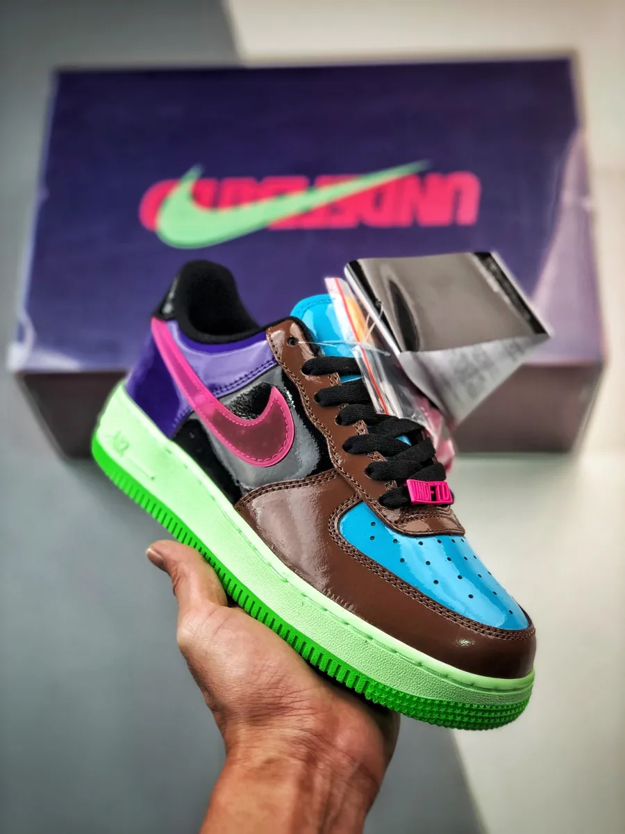 Undefeated x Nike Air Force 1 Low Fauna Brown/Pink Prime - nike af1 undefeated