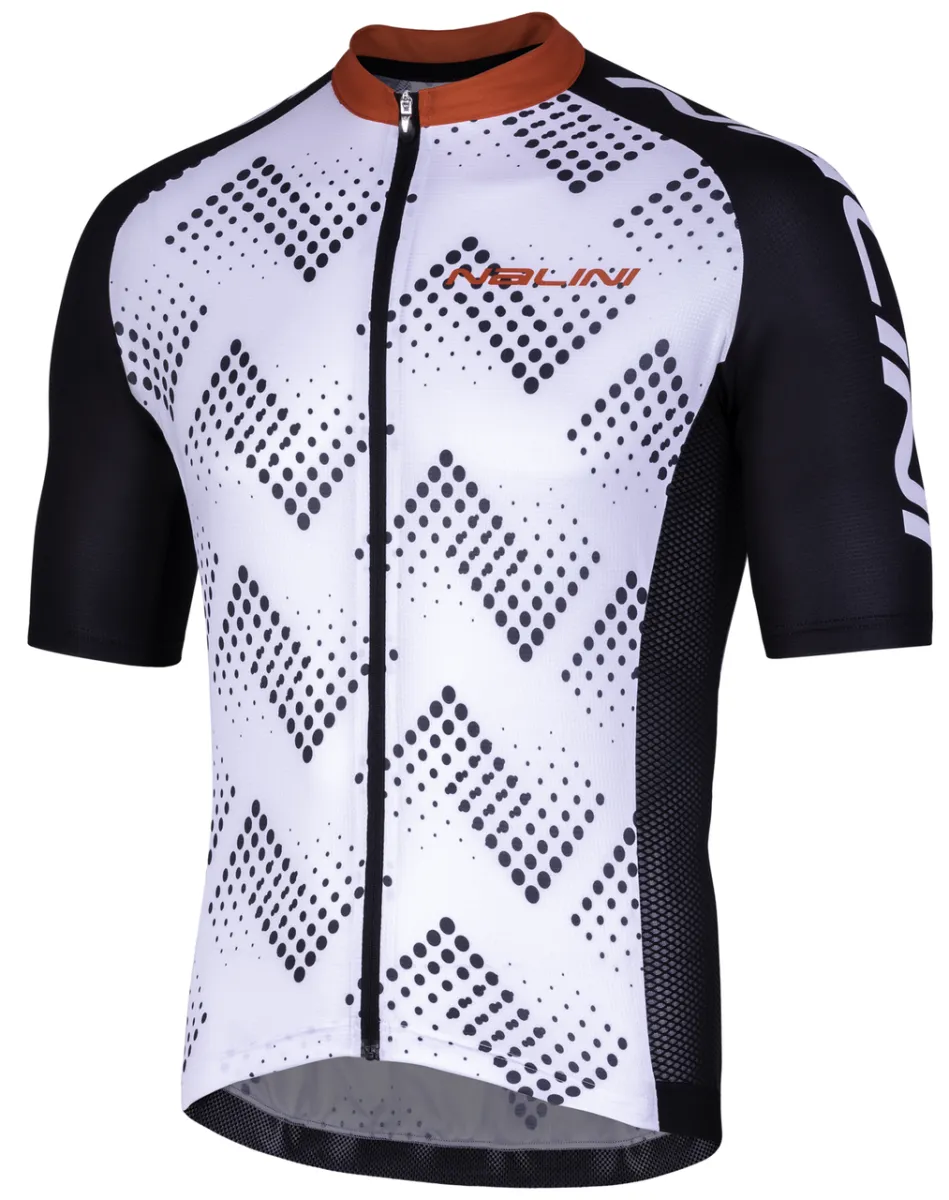 Nalini AIS Podio Polka Dot 2.0 White Jersey,