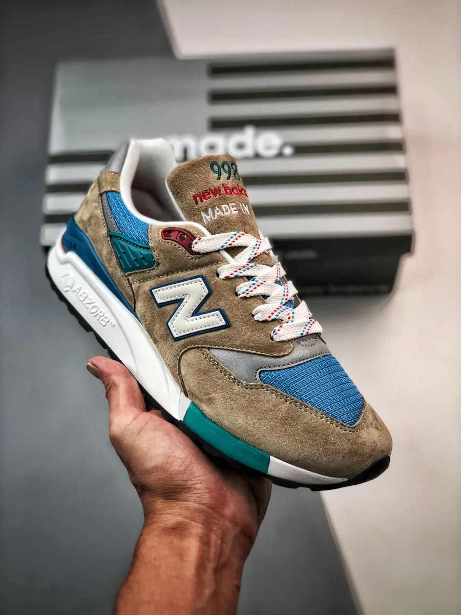 New Balance 998 'Classics' Sand/Blue-Teal M998CSB For Sale