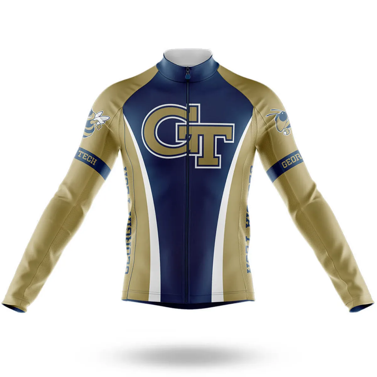 Georgia Tech Long Sleeve Cycling Jersey Only New Releases