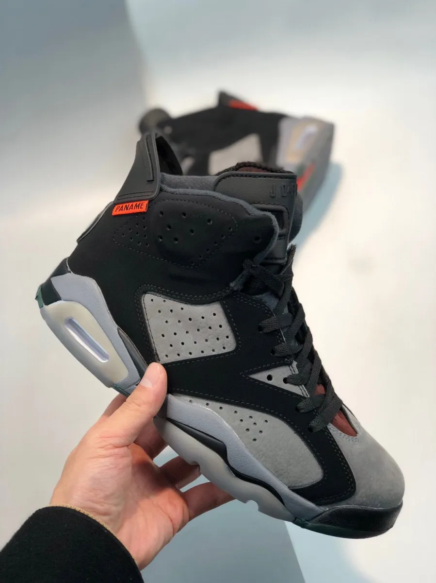 Air Jordan 6 Retro 'PSG Paris Saint-Germain' Unisex CK1229-001 Iron Grey/Infrared 23-Black AJ6 Black / infrared 23 jordan 6