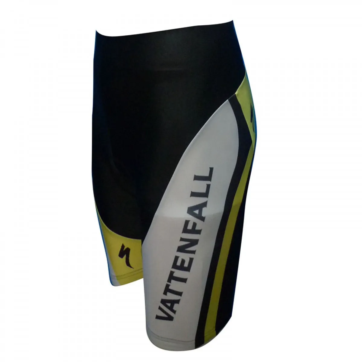 2012 Puma SAP Vattenfall Focus Black Yellow Team cycling shorts