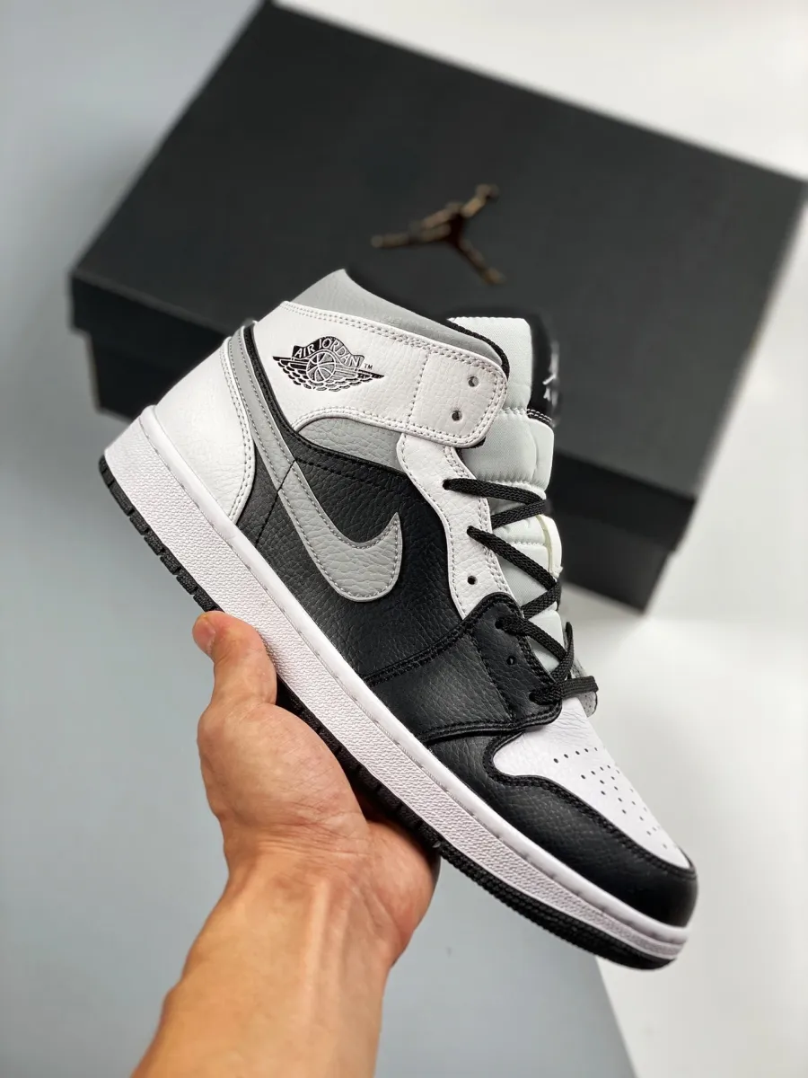 Air Jordan 1 Mid 'White Shadow' 554724-073 #aj1 mid shadow