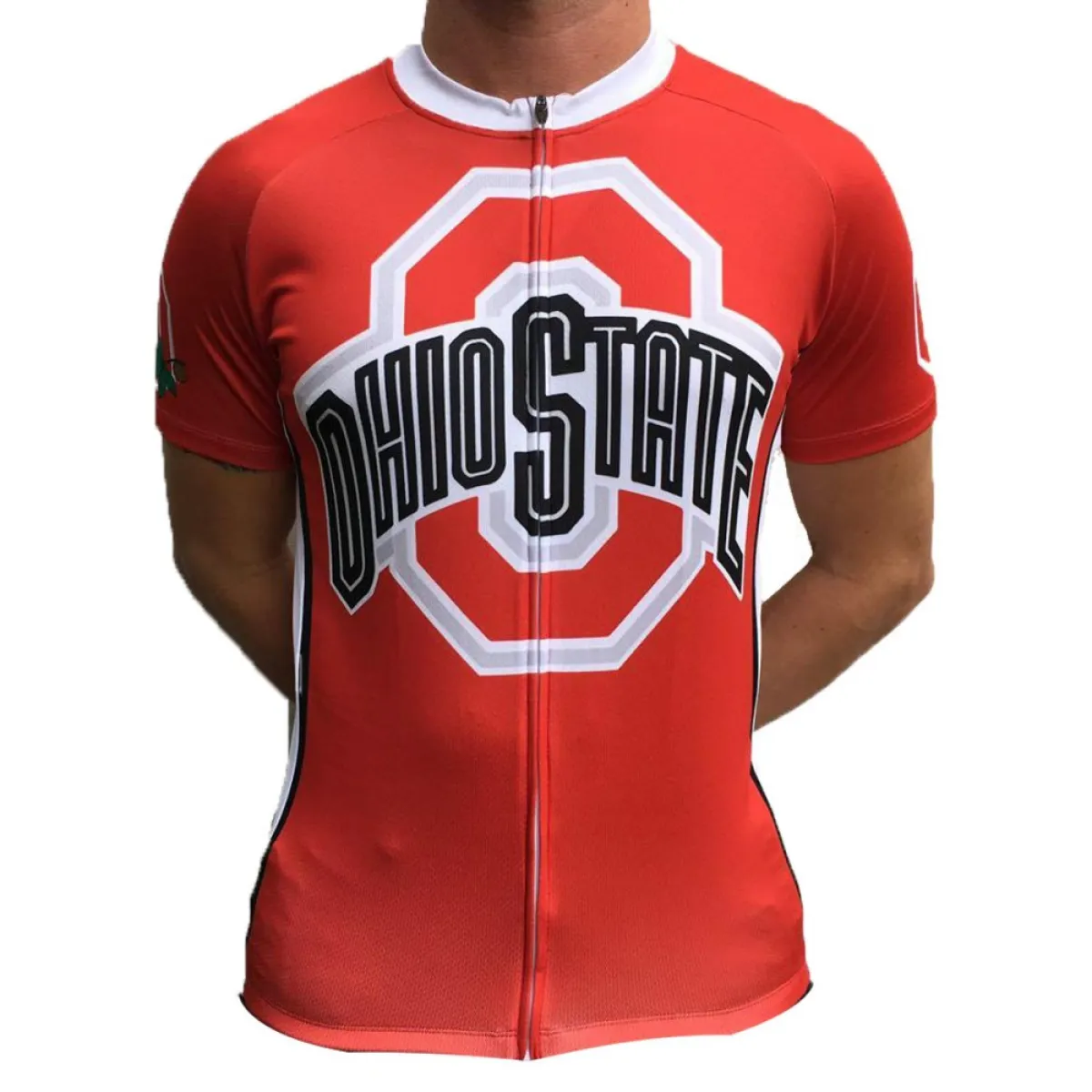 NCAA OSU The Ohio State University Buckeyes Cycling Jerseys