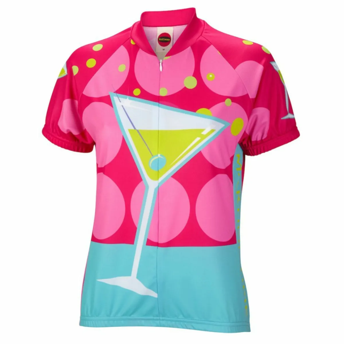 Martini Time Women's Short sleeve Half zip cycling jersey