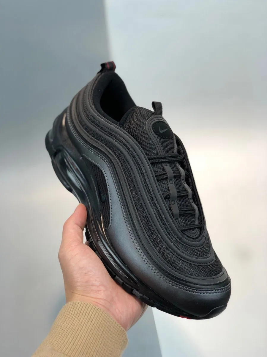 Nike Air Max 97 Triple Black BQ4567-001 / air max 97 goat