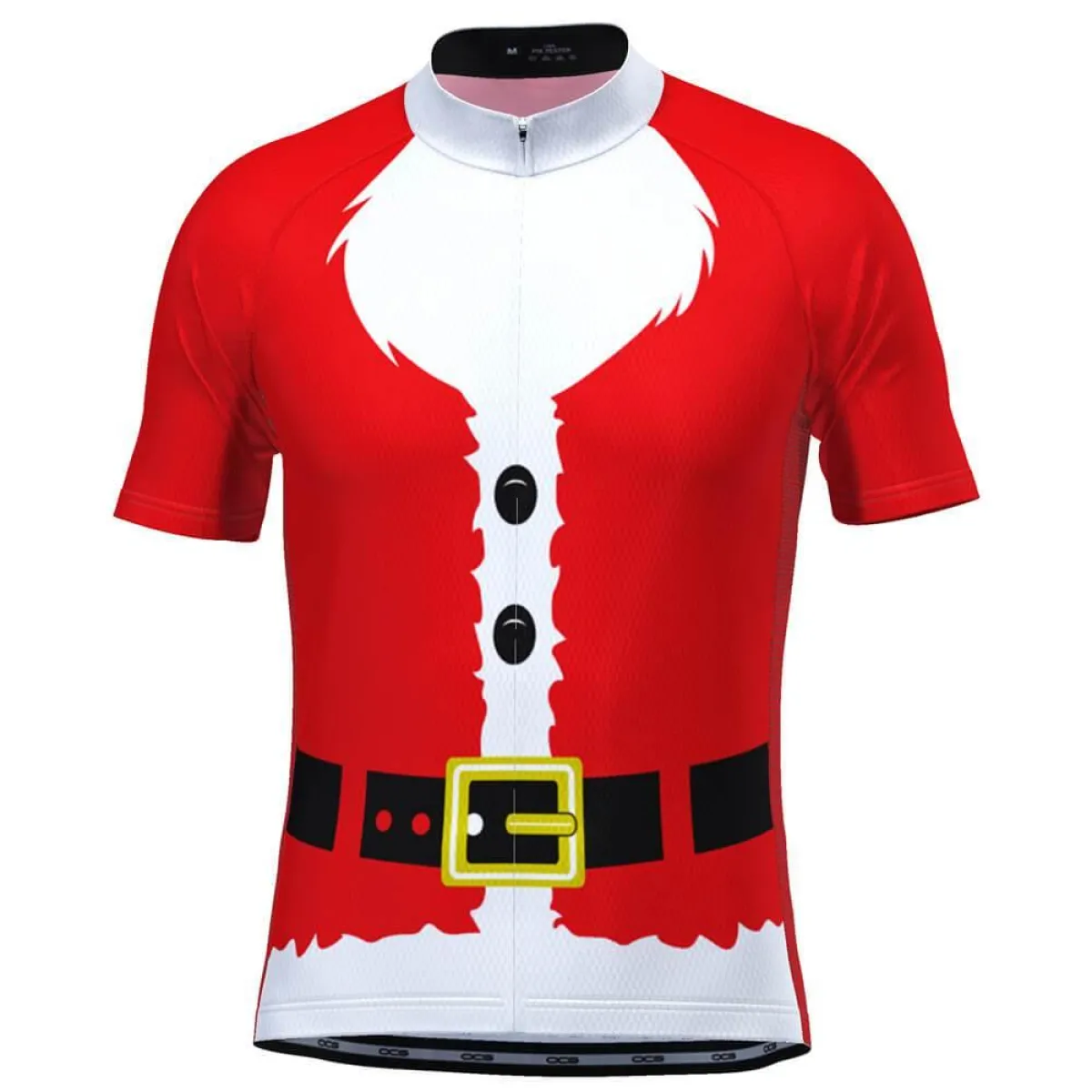 Men's Bearded Santa Claus Suit Christmas Cycling Jersey / Santa Claus Jersey