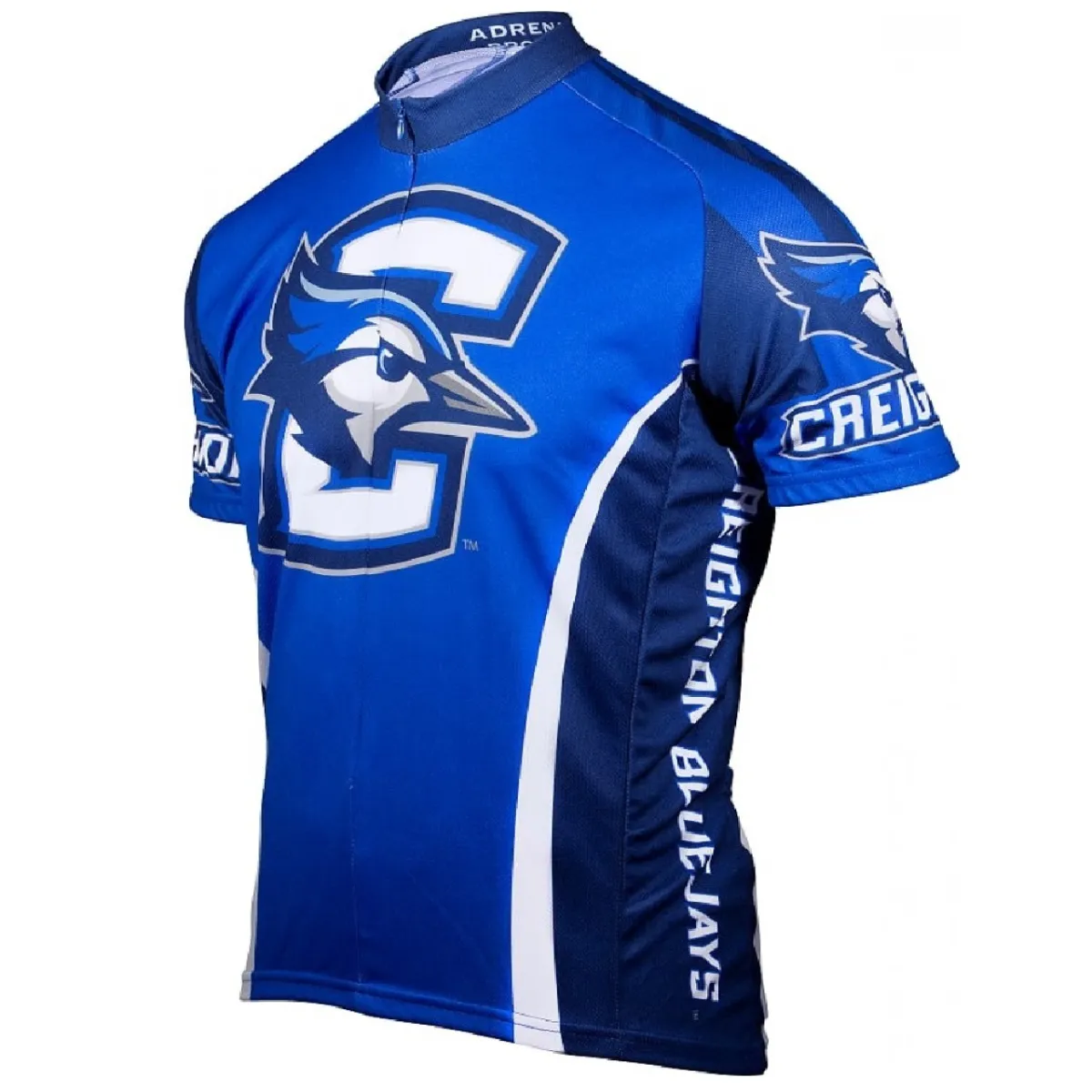 Adrenaline Promo Creighton University Bluejays 3/4 zip Men's Cycling Jersey #Creighton Jersey